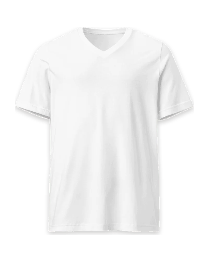 Unisex T-shirt med V-hals – dit eget design
