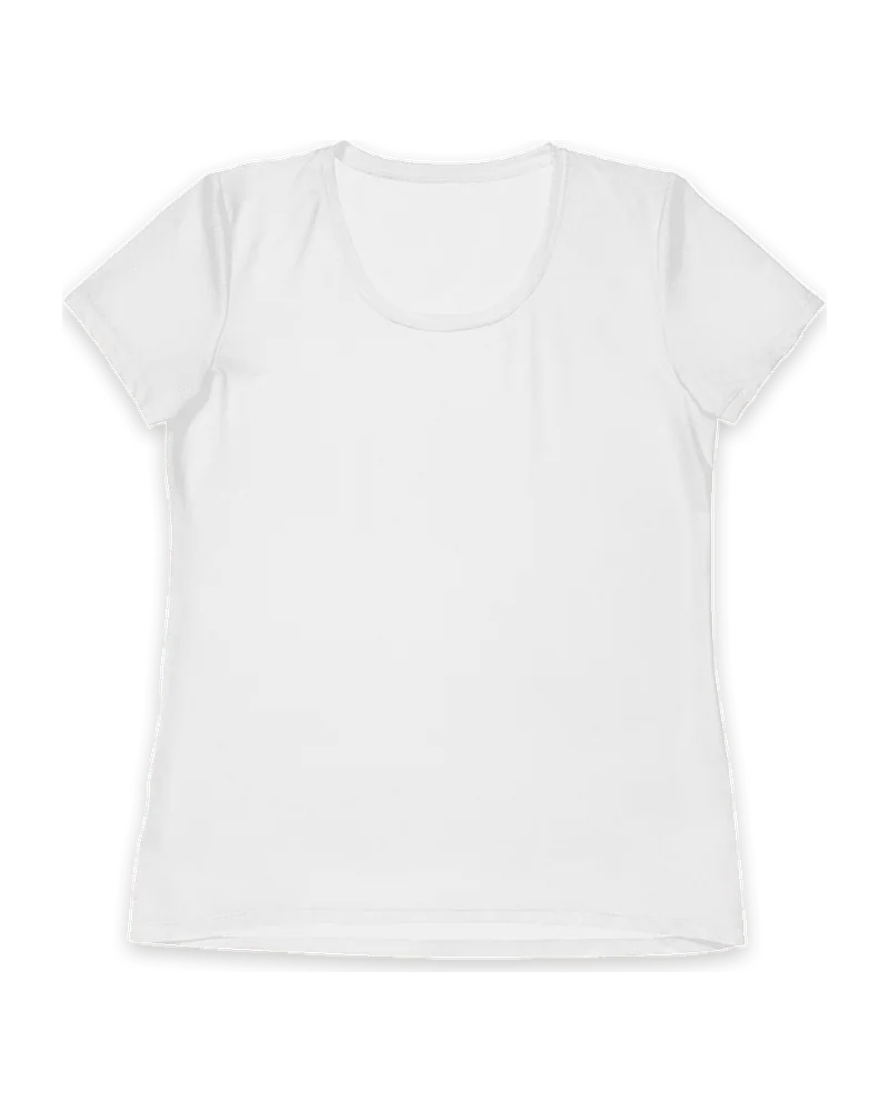 Camiseta deportiva de mujer con estampado total con tu foto