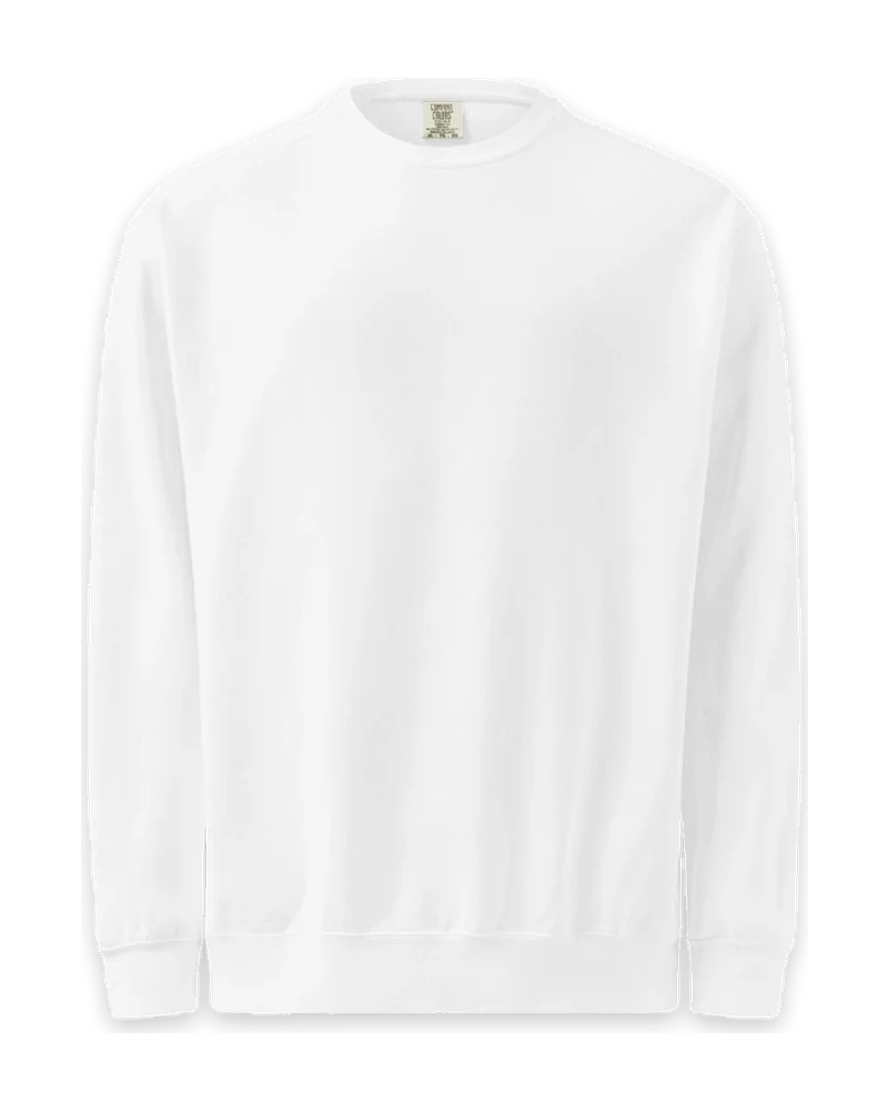 Unisex mikina barvená po ušití s potiskem