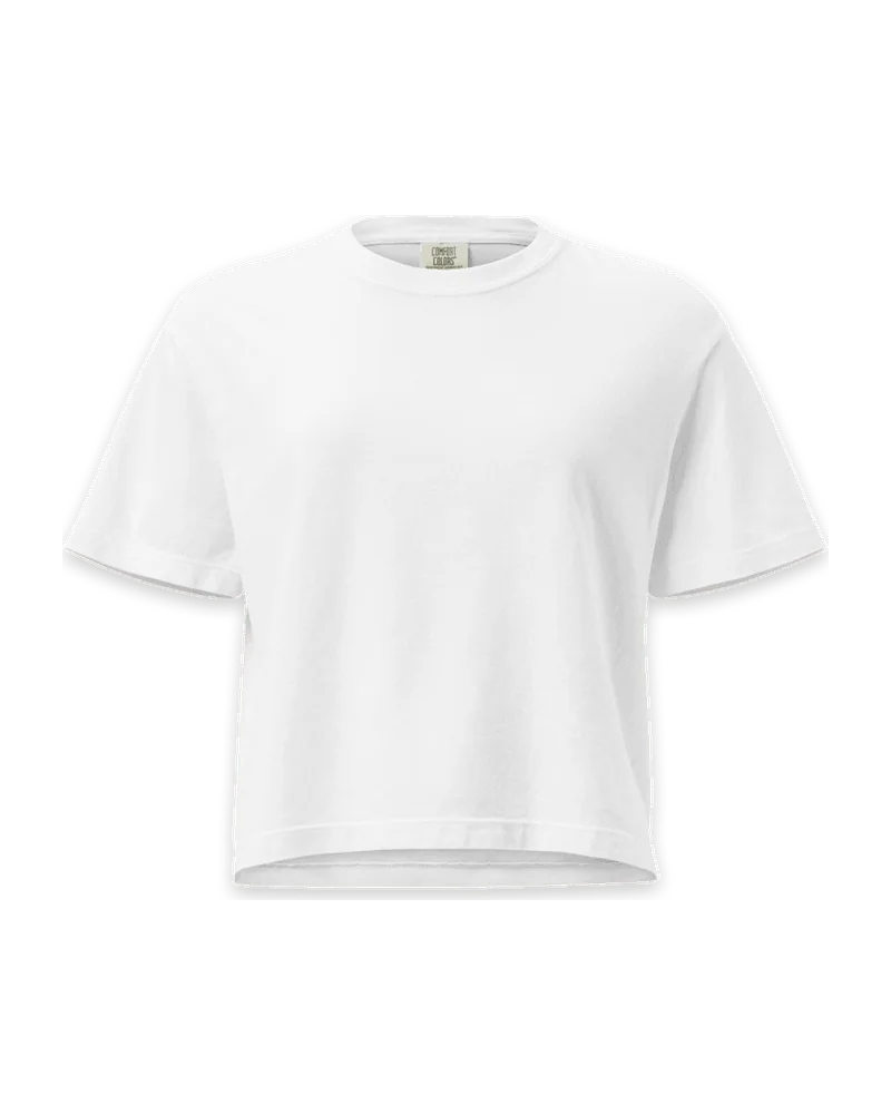 Camiseta boxy pesada feminina com foto personalizada