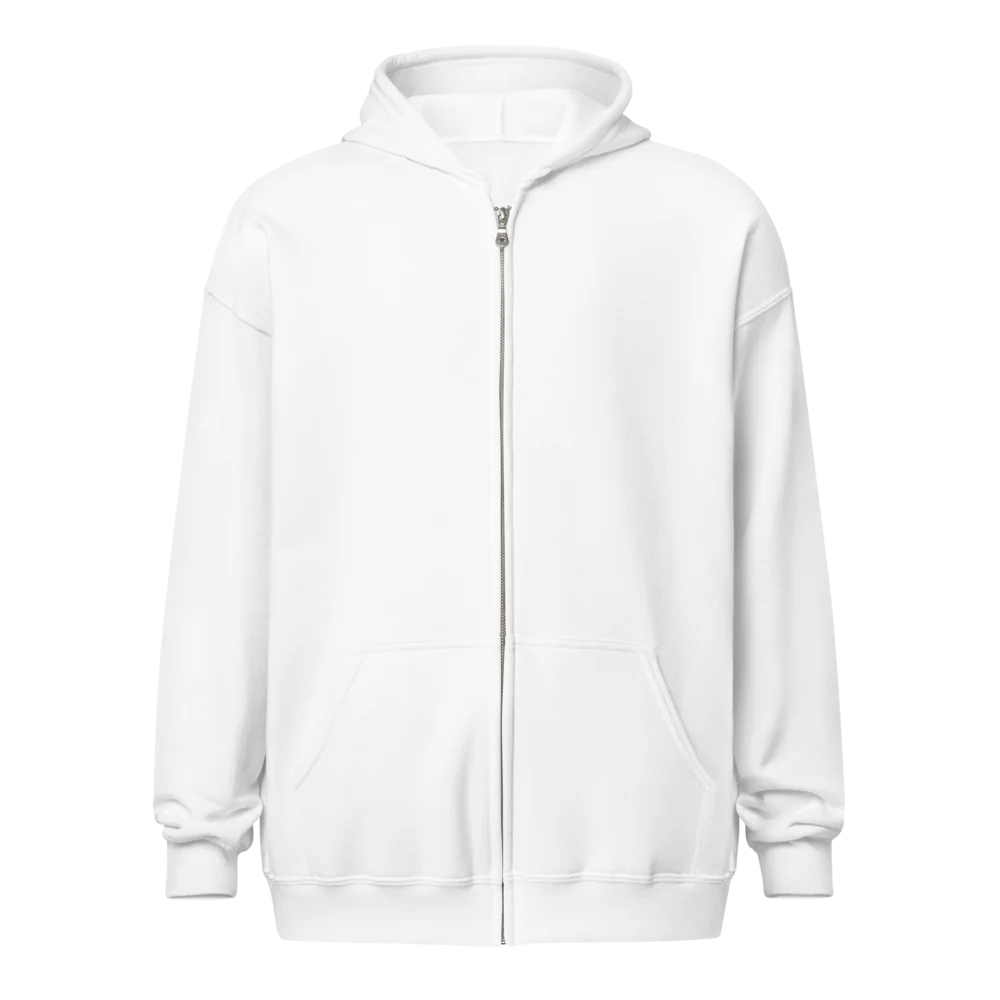 Unisex mikina na zip Heavy Blend s potiskem