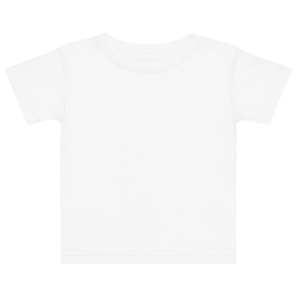 Camiseta de malha para bebê com foto personalizada